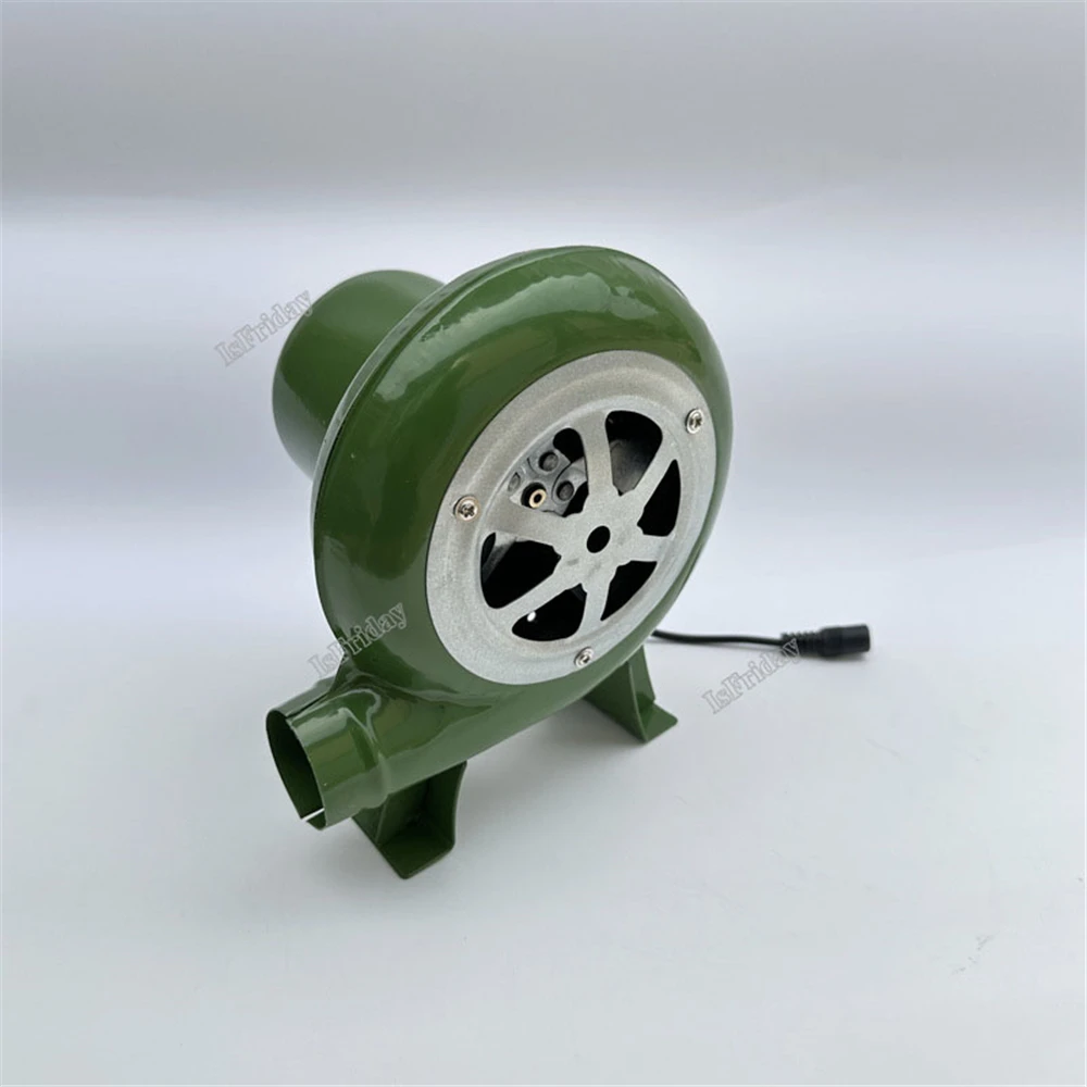 Electric Blower Fan BBQ Fan 100v 220v Suitable for Barbecue Mini Blacksmith Forges Blower with Speed Adapter AC100-240V M89B