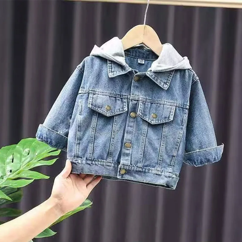 

Top Clothes For Children New Children's Denim Jackets Jackets Girls Kids clothing baby coat Casual outerwear Spring Autumn