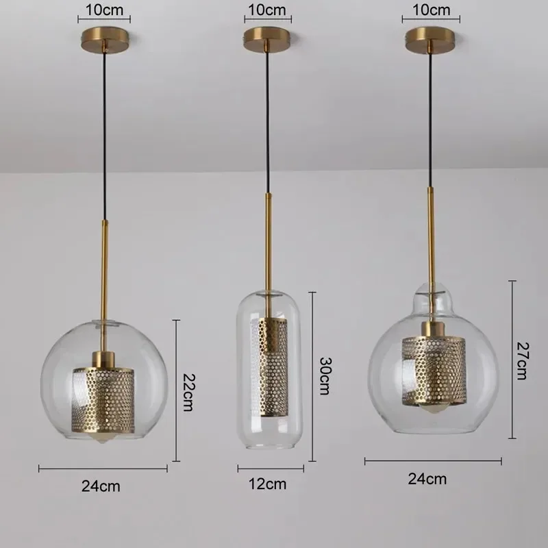 Modern Chandeliers Glass Ball Pendent Lamps Living Room Dining Room Lighting Home Appliance Ceiling Lights
