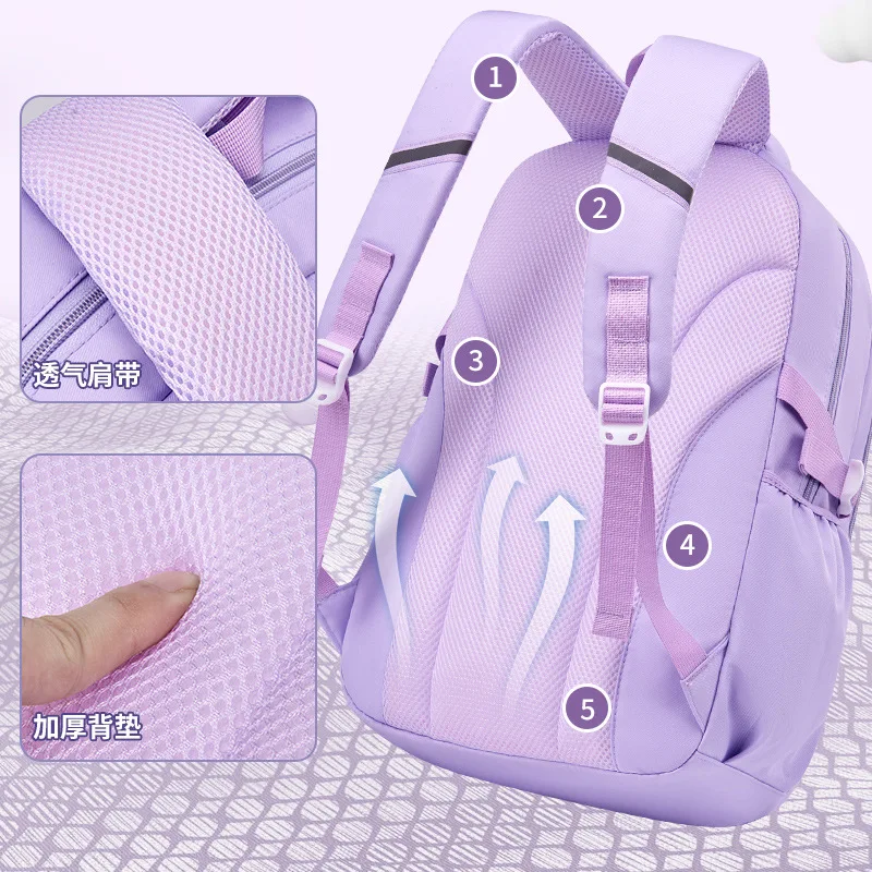 حقائب ظهر مقاومة للماء متعددة الطبقات ذات سعة كبيرة ، خفيفة الوزن ، تقليل الوزن ، حماية العمود الفقري ، تنفس ، جودة عالية