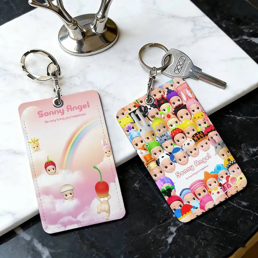 

Cute Doll Cartoon Sonnys Angels Card Holder For Daily Travel, Bus Card, Access Cards Protector, Suitable For Daily Use.