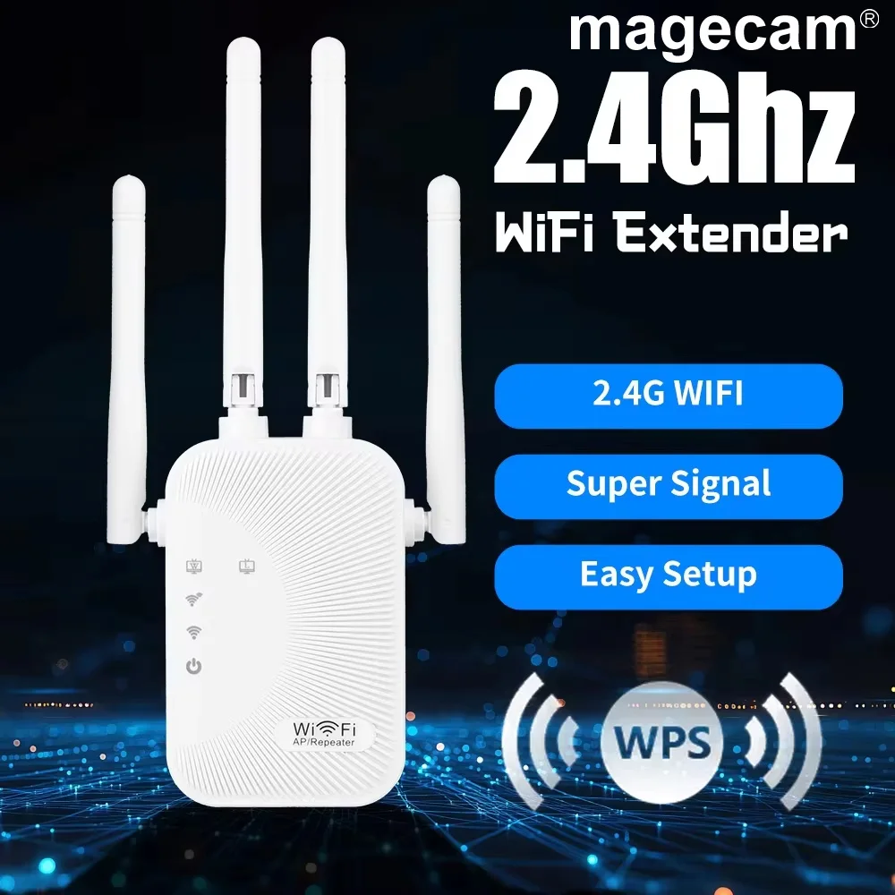 

Magecam 300 Мбит/с Wi-Fi повторитель удаленный Wi-Fi беспроводной усилитель сетевой усилитель сигнала дальнего действия для домашнего офиса Wi-Fi повторитель