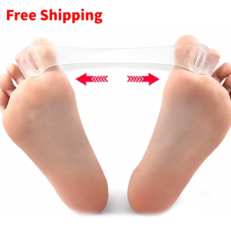 

1Piece Toe Splitter Tension Belt Hallux Valgus Big Foot Bone Orthopedic Training Stretching Gel Silicone Toe Strap Protector