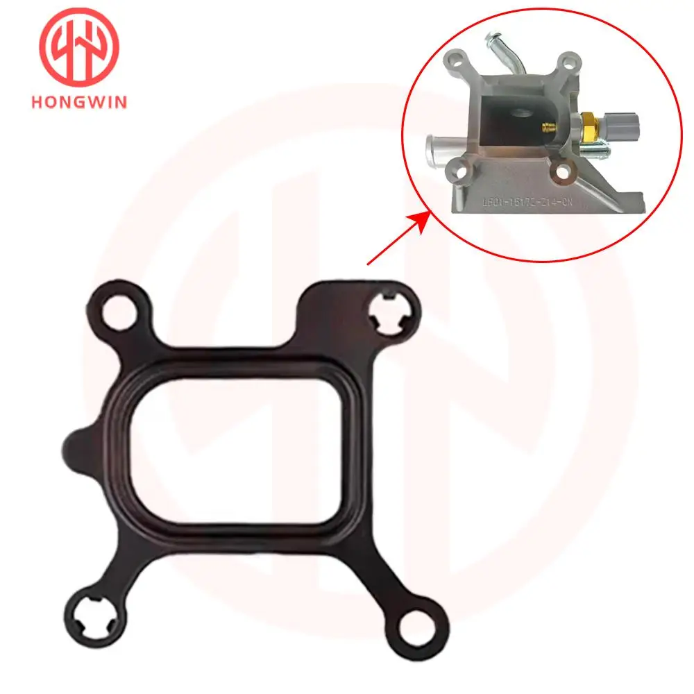 Gasket Thermostat Pendingin Mesin LF01-1517Z Untuk Mazda 3 5 7 LF011517Z 1S7G8K556AJ 1S7G-8K556-AJ
