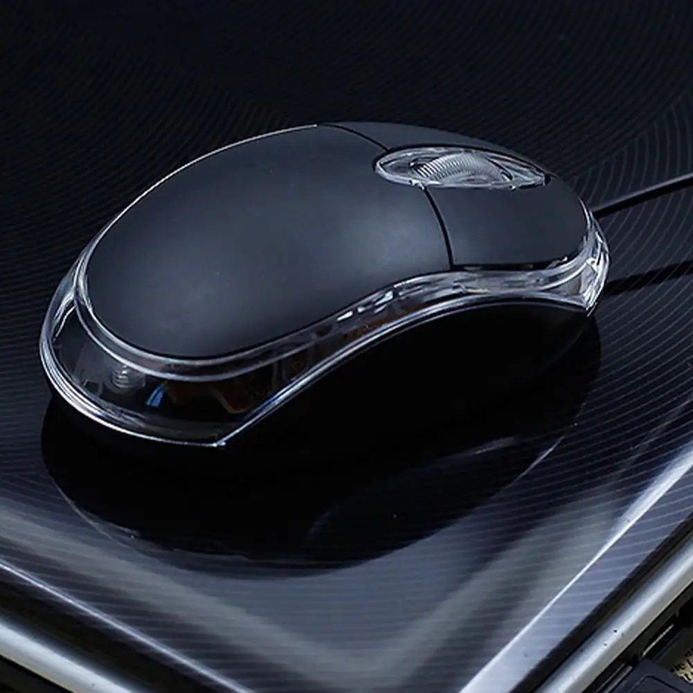 1.2M Wired Mouse Light Scroll Wheel Mice Laptop Desktop Computer Universal USB Color Light Comfortable Grip Business Office Gift