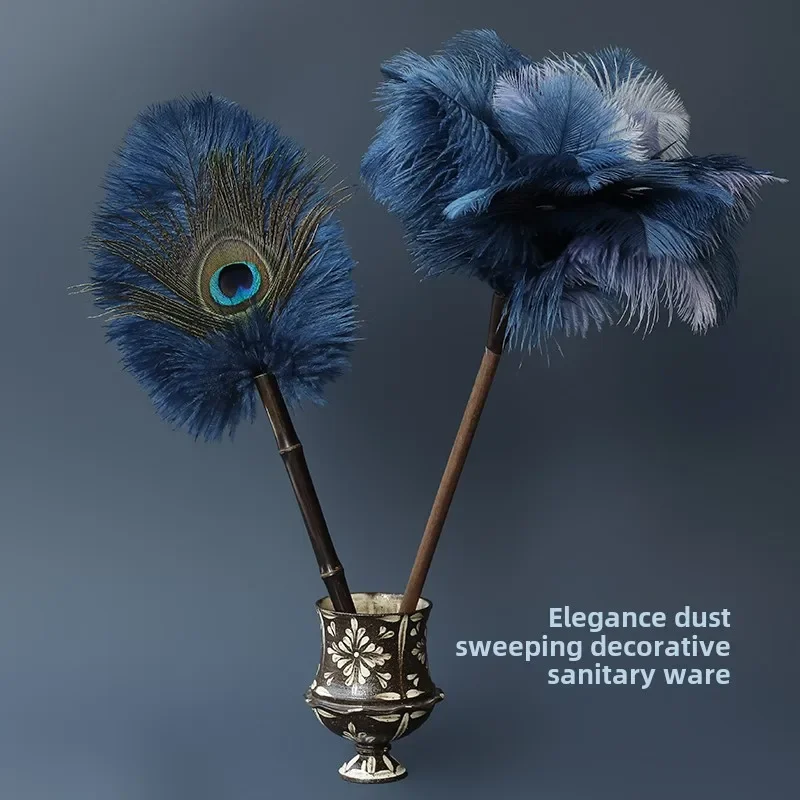 

Feather duster electrostatic dust sweep dust household dailan ostrich hair dust cleaning decorative duster