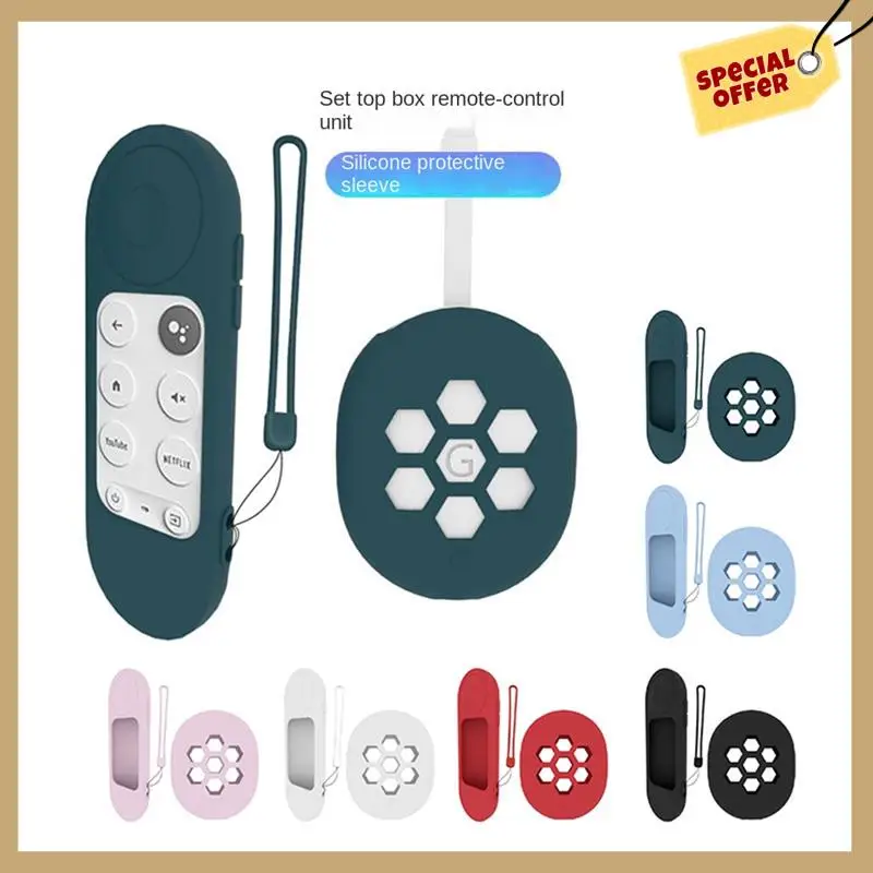 Coque de protection en Silicone résistante aux rayures, étui pour télécommande Google Chromecast-TV 2020-WMAN