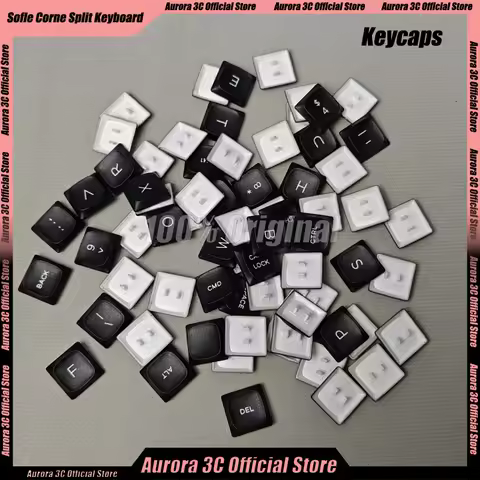 Sofle Corne Split Keyboard Keycaps PBT 70 keys Ergonomic Custom Choc V1 Keyboard Keycaps Corne-Low Profile 70 1u Keycap