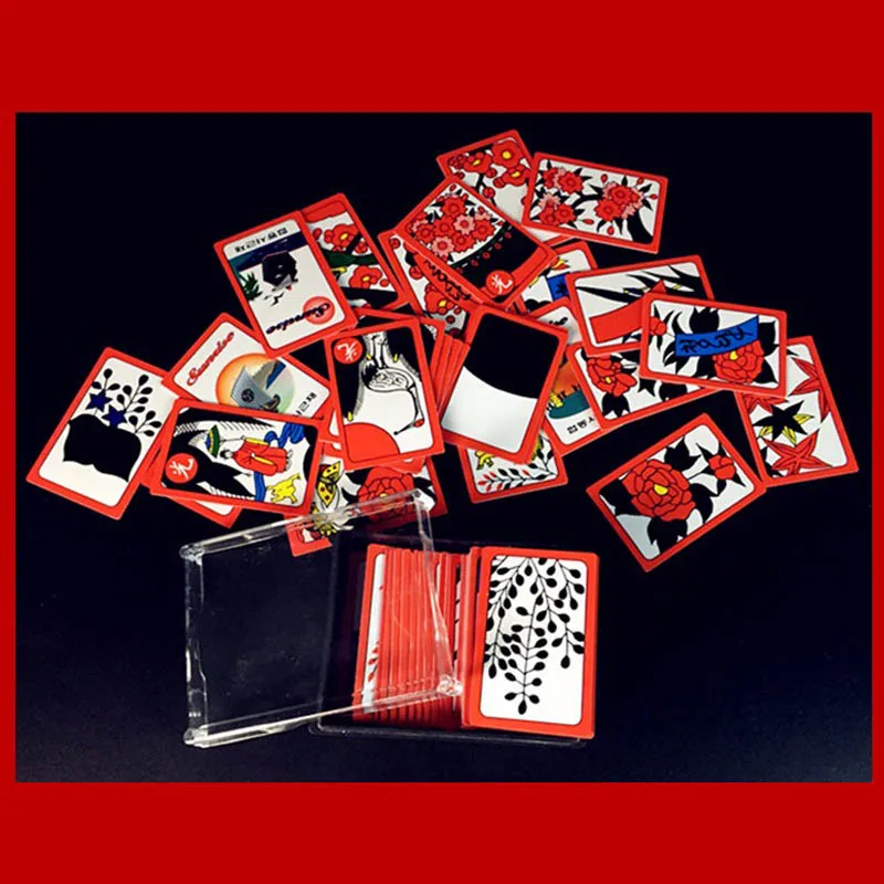 Korean Japanese PVC Waterproof Mahjong Gostop Go Stop Board Game Cards Popular Family Party Table Game Go-stop Hanafuda cards