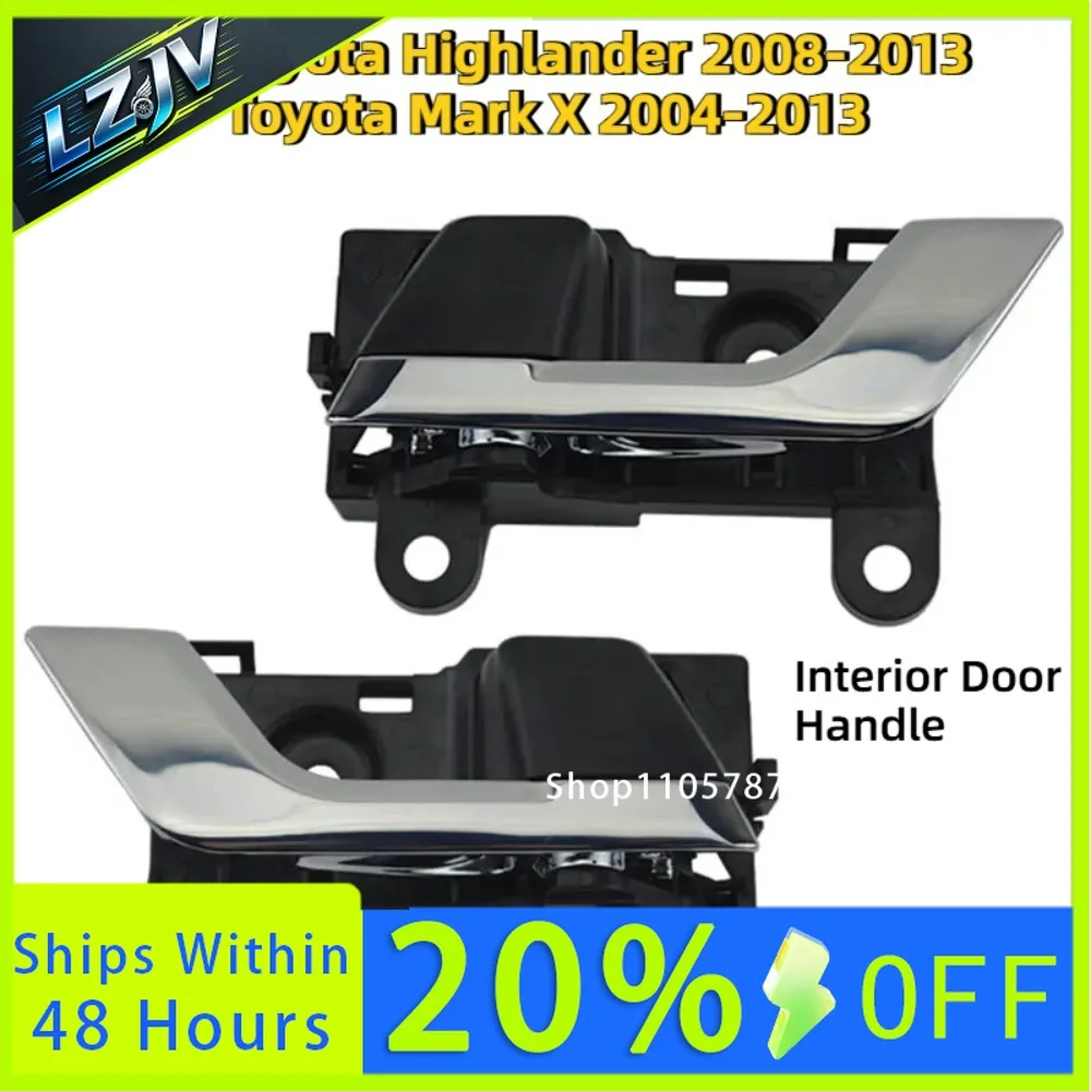 Auto Front Rear Left Right Interior Door Handle For Toyota Highlander 2008-2013 Mark X 2004-2013 69206-20210-C0 69205-20210-C0