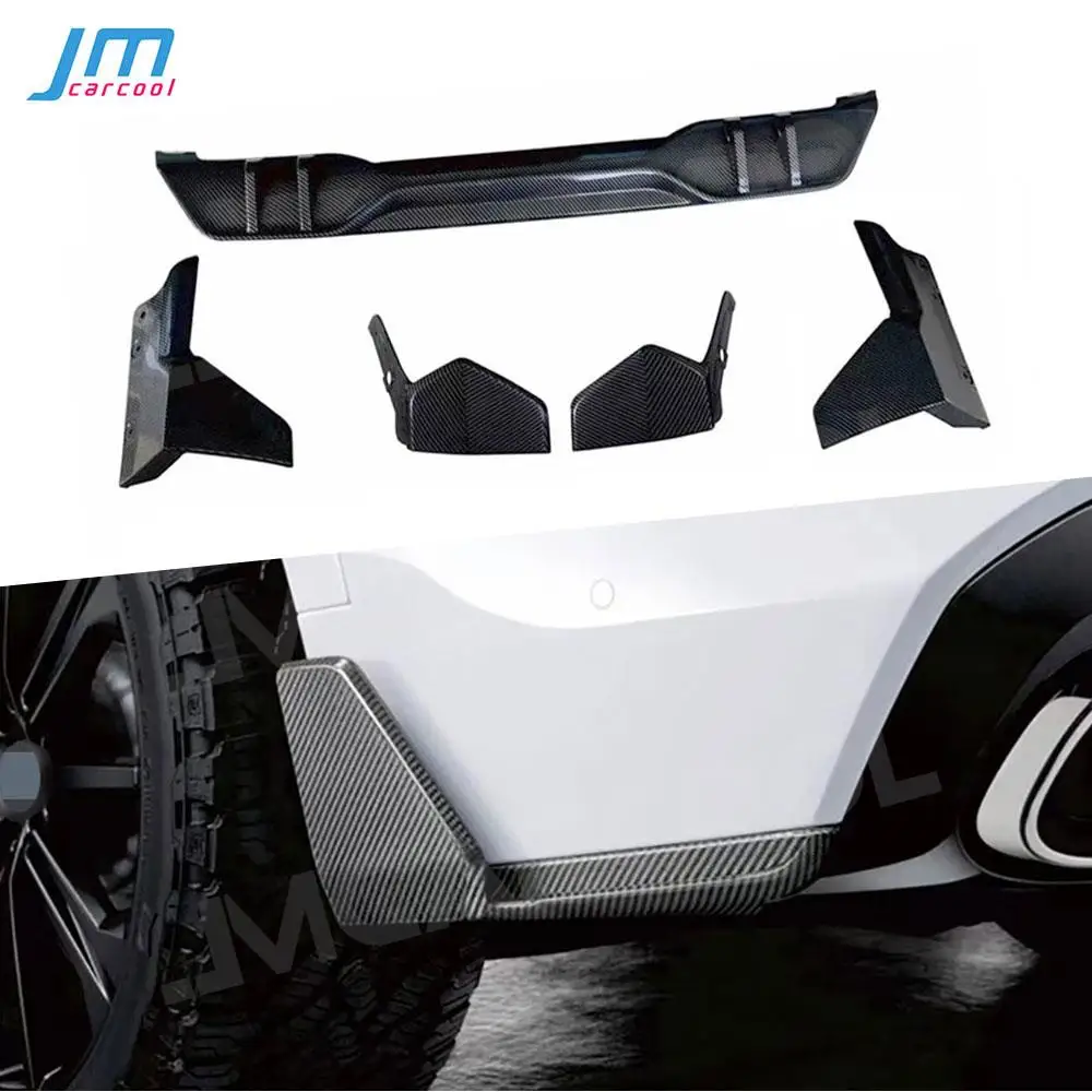 

Carbon Fiber Rear Diffuser Front Rear Bumper Splitters Spoiler Aprons Guard Flaps for BMW X5 G05 M Sport 2019+ Car BodyKit Parts