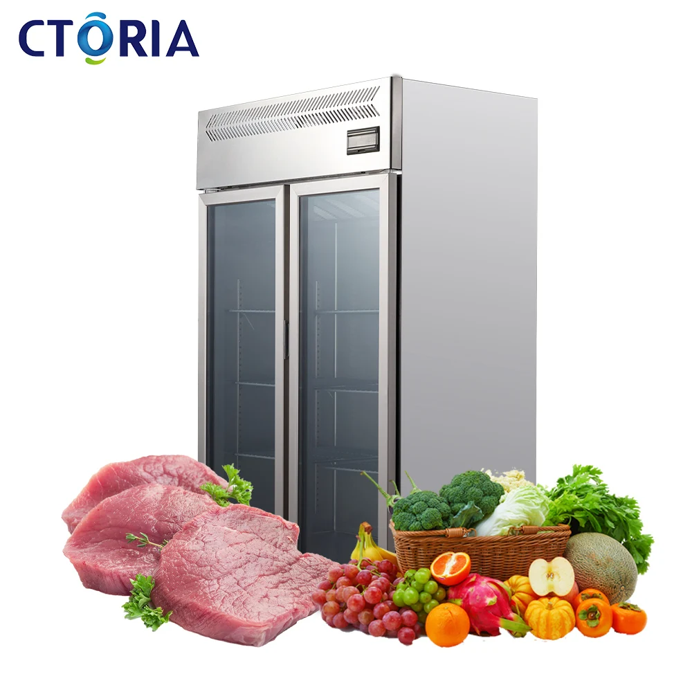 ثلاجة كتوريا KKR-12 الأوتوماتيكية ذات درجة حرارة واحدة لتبريد الهواء، ثلاجة تجارية #1