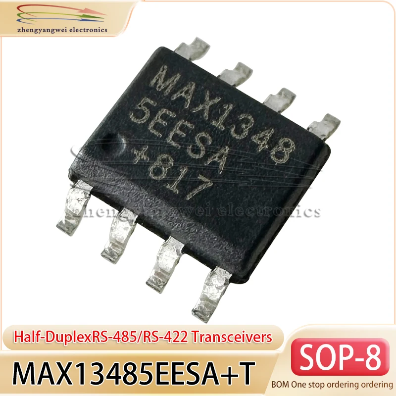 MAX13485EESA+T SOIC-8 5PCS MAX13485EESA RS-485/RS-422 transceiver chip