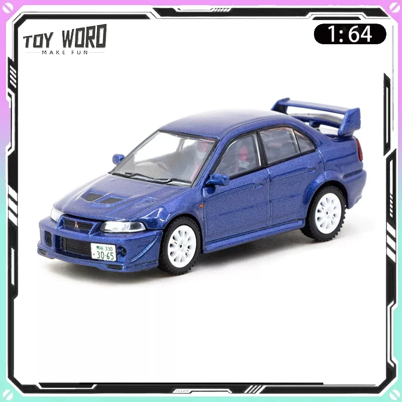 

Original TW Tarmac 1/64 Mitsubishi Lancer EVO Evolution VI Alloy Diecast Car Model Simulation Collectible Display Toy Gift