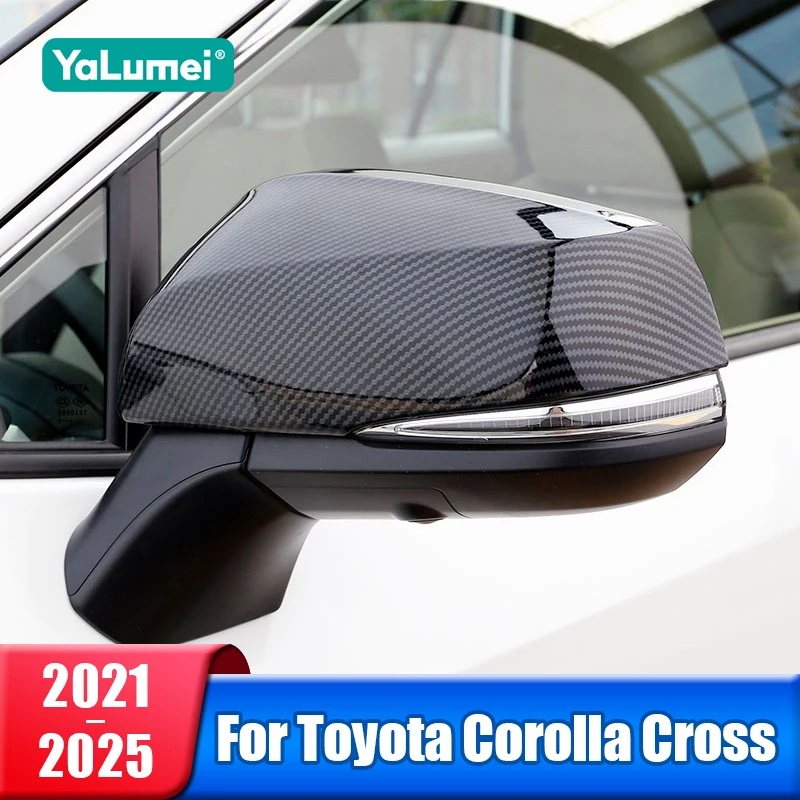 

Car Side Rearview Mirror Cap Cover Shell Trim For Toyota Corolla Cross XG10 2021 2022 2023 2024 2025 Hybrid Accessories