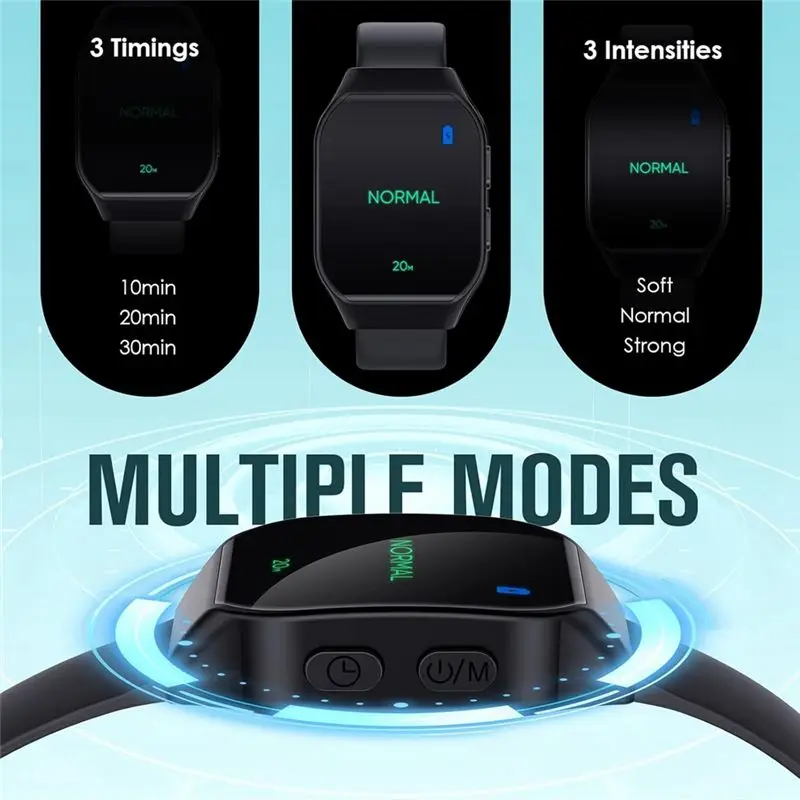 AT82-Electric EMS Sleep Aid Watch,Motion Sickness Bands Relieve Nausea Stress, Motion Sickness Bracelets Improve Sleep