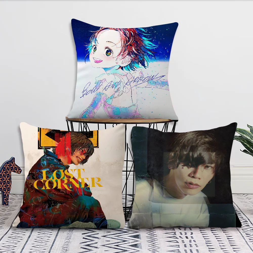 AND Comfortable soft ARROW Pillow Case for k-Kenshi Sofa Living y-Yonezu Room Home office Decor and BOW Protective singer Covers