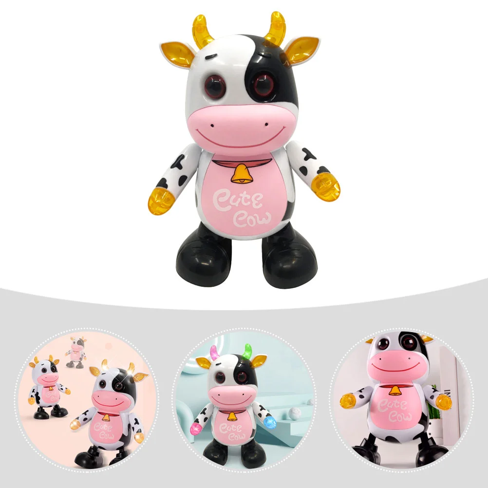 Electric Cow Toy Adorable Toys for Kids Dance Childrens Cartoon Interesting Music Interactive Singing Toddler