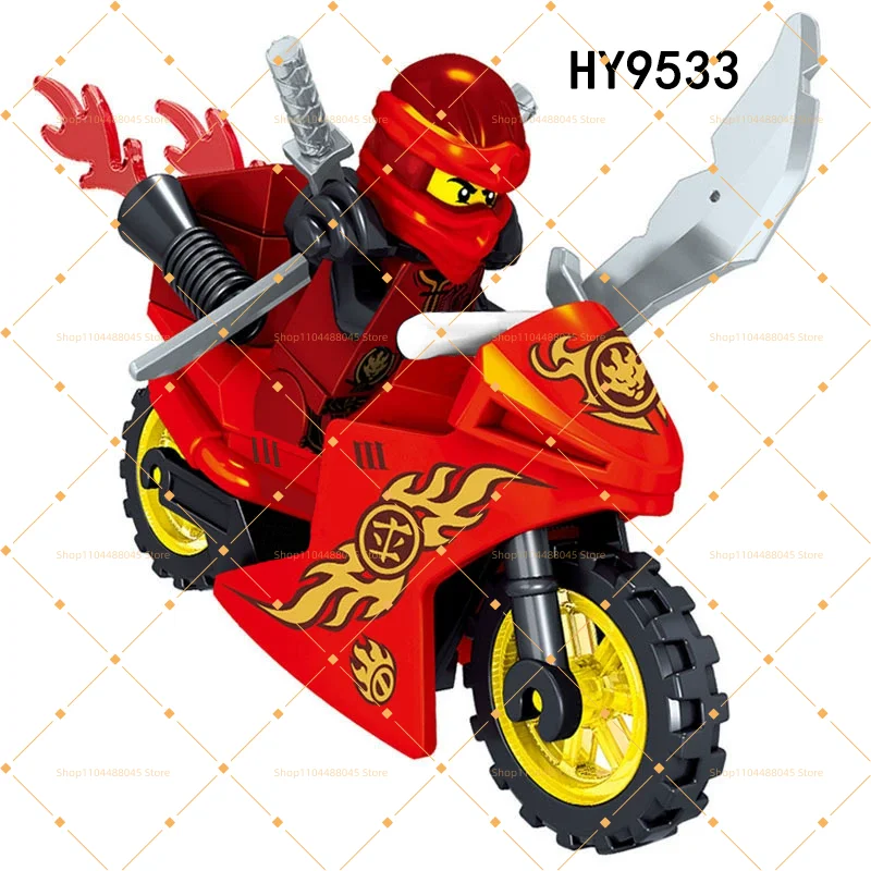 Ninja Knight Samurai Blocks Brick Mini character building blocks Hot toy children's party gift