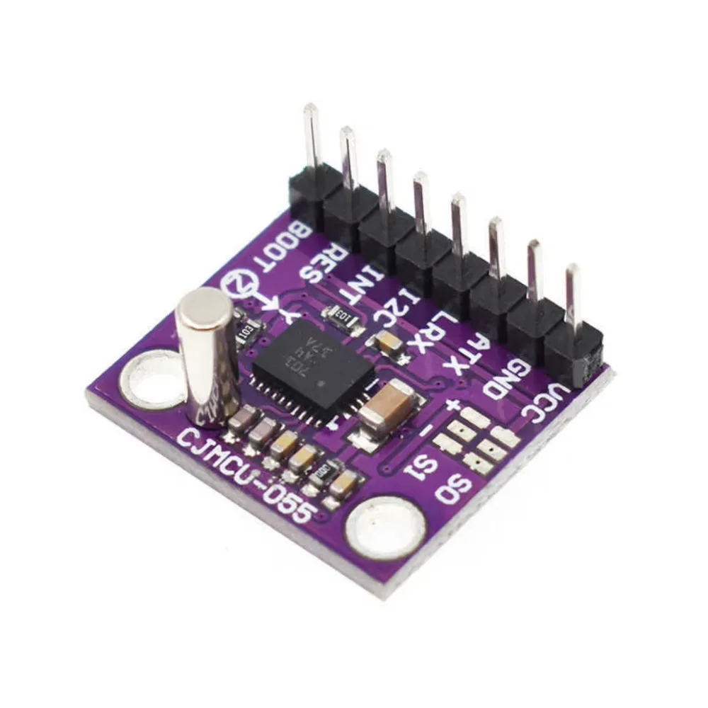 وحدة BNO055 الذكية ذات 9 محاور IMU - MCU-055 مع MCU مدمجة، 9DOF Fusion (Gyro+Accel) I2C/UART للروبوتات/VR