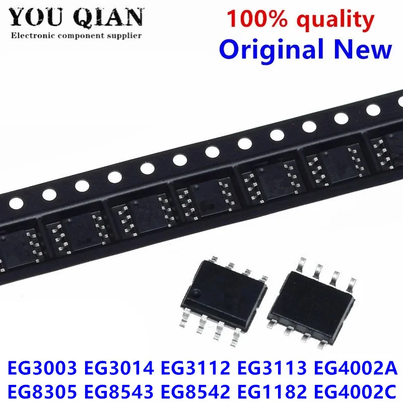 5Pcs 100% New EG1182 EG3003 EG3014 EG3112 EG3113 EG4002A EG4002C EG8305 EG8542 EG8543 sop-8 Chipset