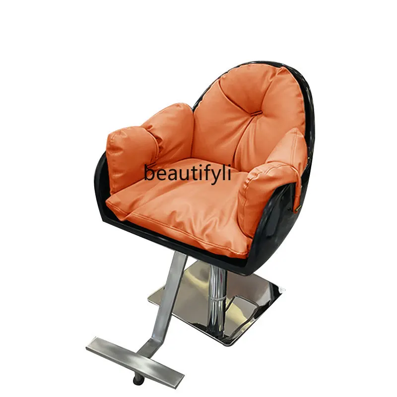 Barber Shop Chair Hair Cutting Chair for Hair Salon Modern Simple High-End Hot Dyeing  Light Luxury Hairdressing  Stool