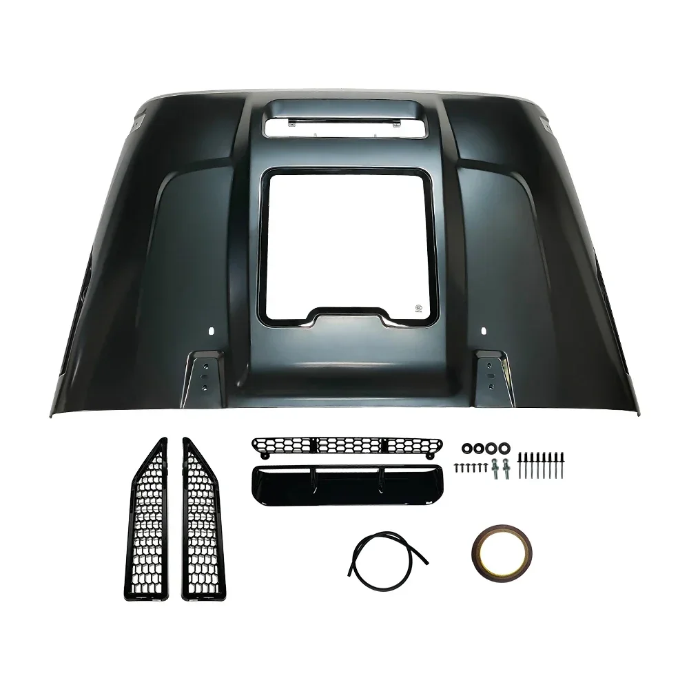 For Jeep Wrangler JK Accessories Offroad Parts Steel 4x4 Engine Scoop Guard Capot Car Hood Cover