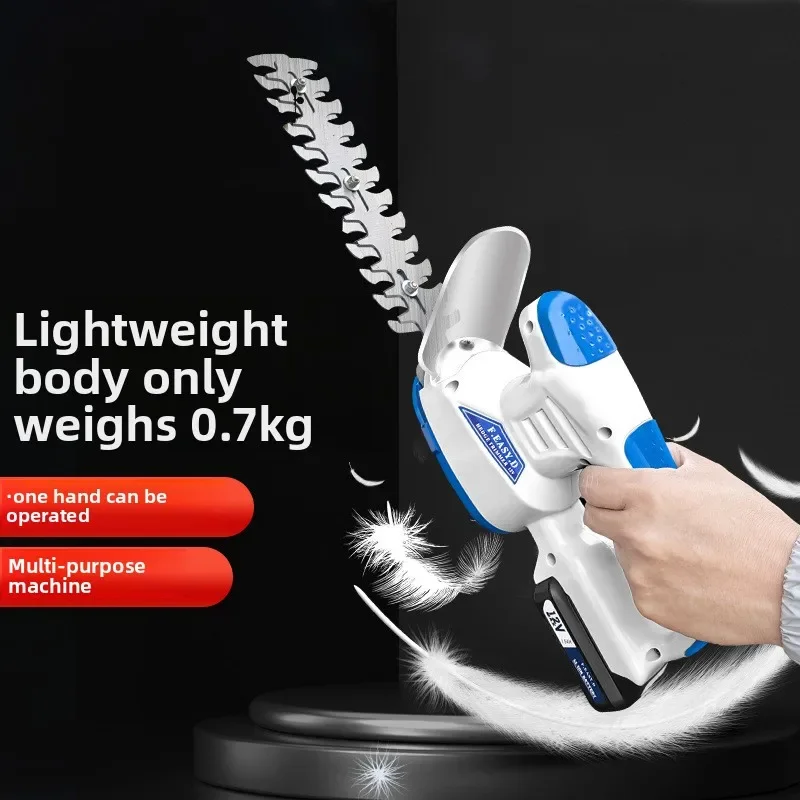Hedge Trimmer Electric Hedge Trimmer Handheld Fence Trimmer Charged Trimming Green Belt Gardening Pruning Portable