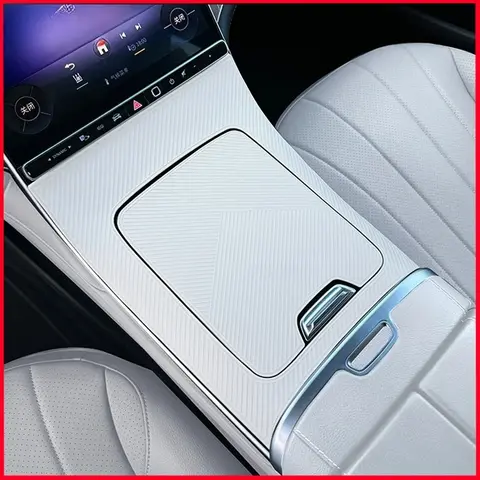 메르세데스 벤츠 EQE 300 350 500 클래스 X294 센터 콘솔 실리콘 패널 커버 트림 프레임 인테리어 수정 액세서리