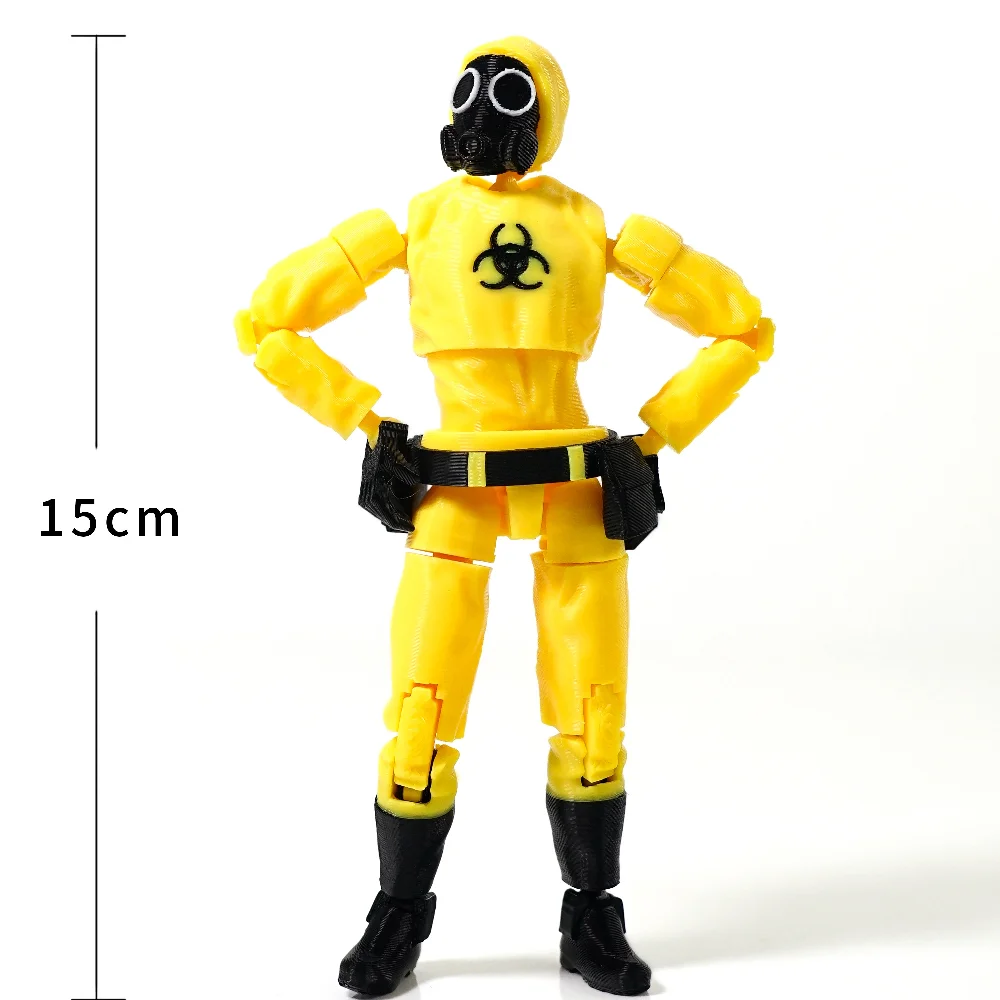 In Stock Super 3D 3D Printed Escape the Backrooms Experimenter Dummy13 T13 Multi-Jointed Movable Shapeshift Action Figure Toys