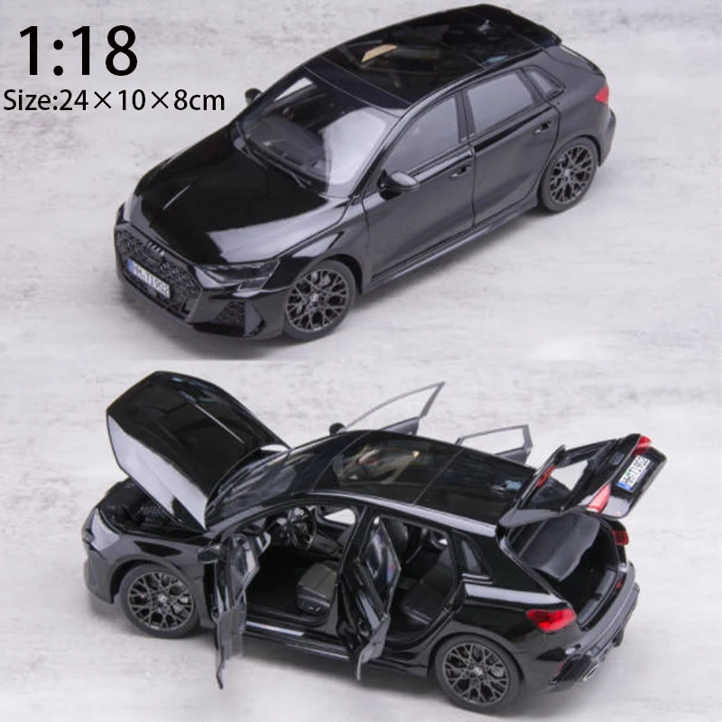 

NOREV литой под давлением масштаб 1:18 RS3 2025, имитация сплава, модель автомобиля, статический дисплей, Коллекционная игрушка, подарок, сувенирное украшение