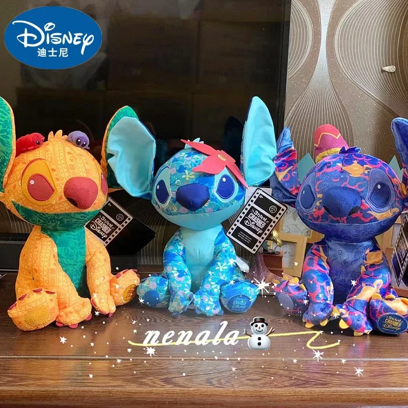 Genuine Disney Lilo & Stitch Animation Cartoon Cute Plush Toy Creative Kawaii Personalized Doll Pillow Birthday Gift