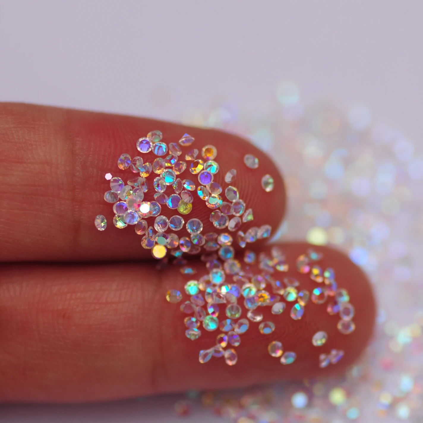 1440 sztuk Pixie Crystal & AB Nail Art dżetów brokat DIY rzemiosło Manicure szklany stass tworzenia biżuterii kamienie koraliki na odzież