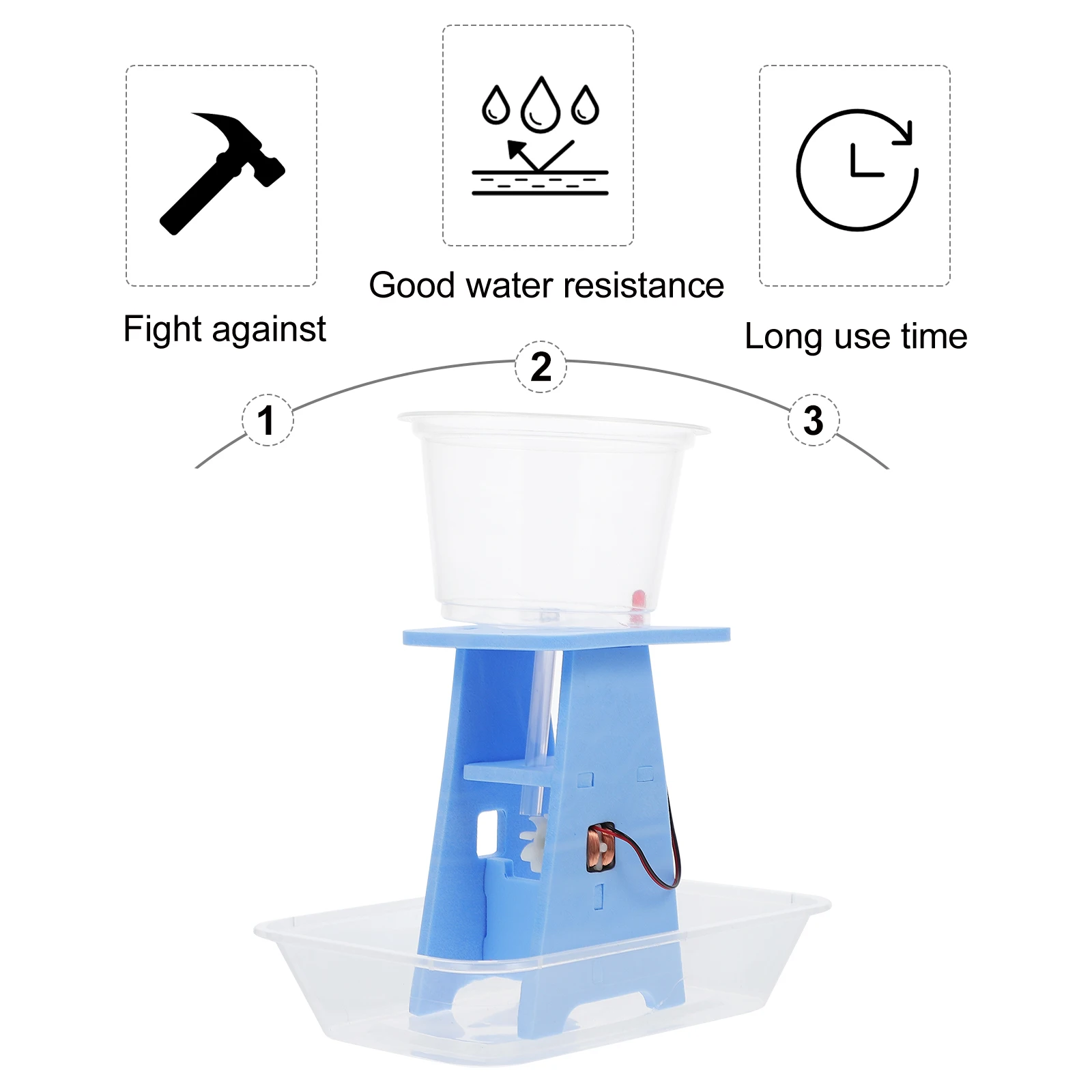 

Hydraulic Toys Kids Science Kit Puzzle Kits Environmental Protection Material Hand Generator Child Hydro Experiment