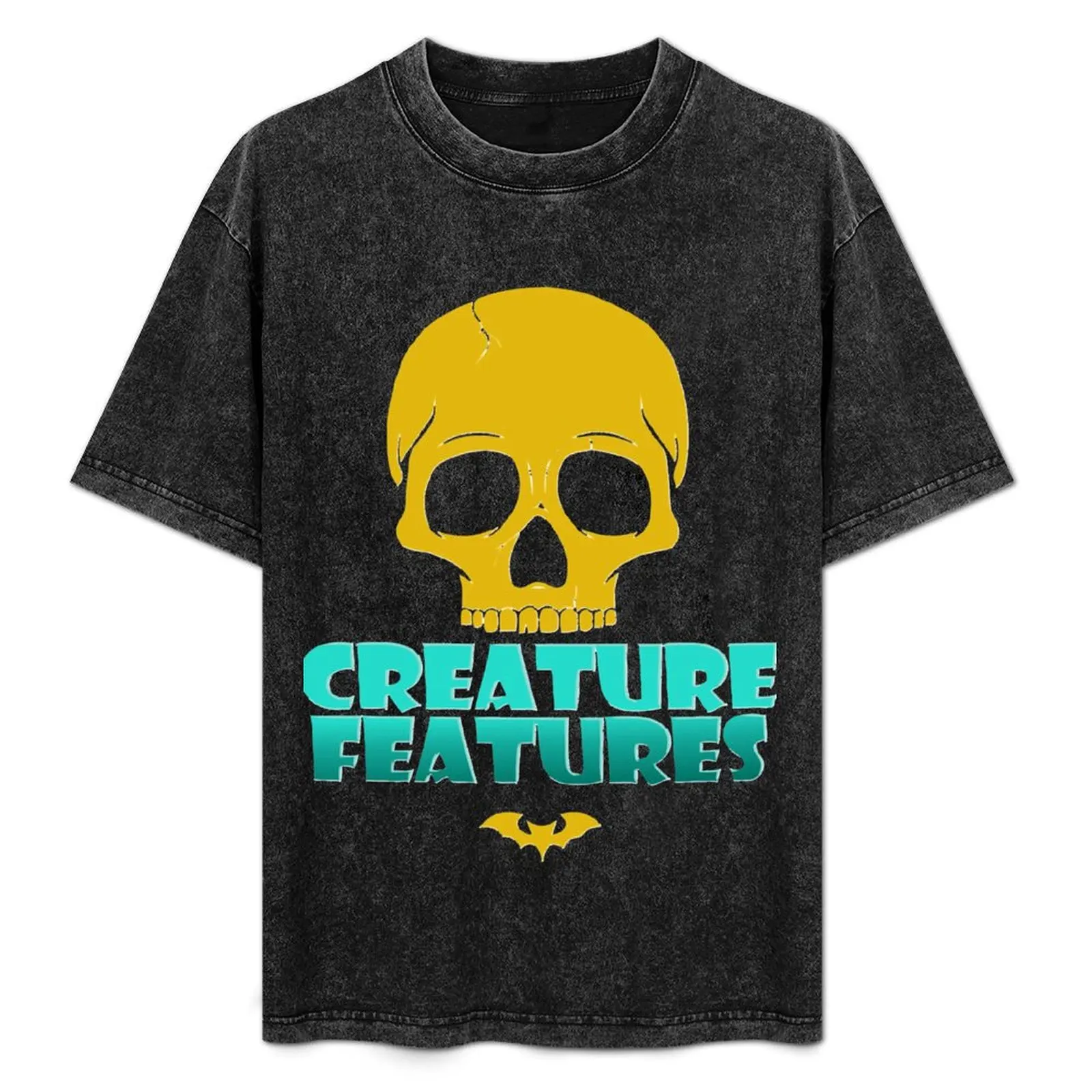 Creature Features Logo T-Shirt Urban Style Print T-Shirt