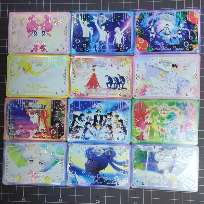 

DIY Sailor Moon Theater Version Character Commemorative Flash Card Anime Peripheral Game Collection Card Holiday Gift