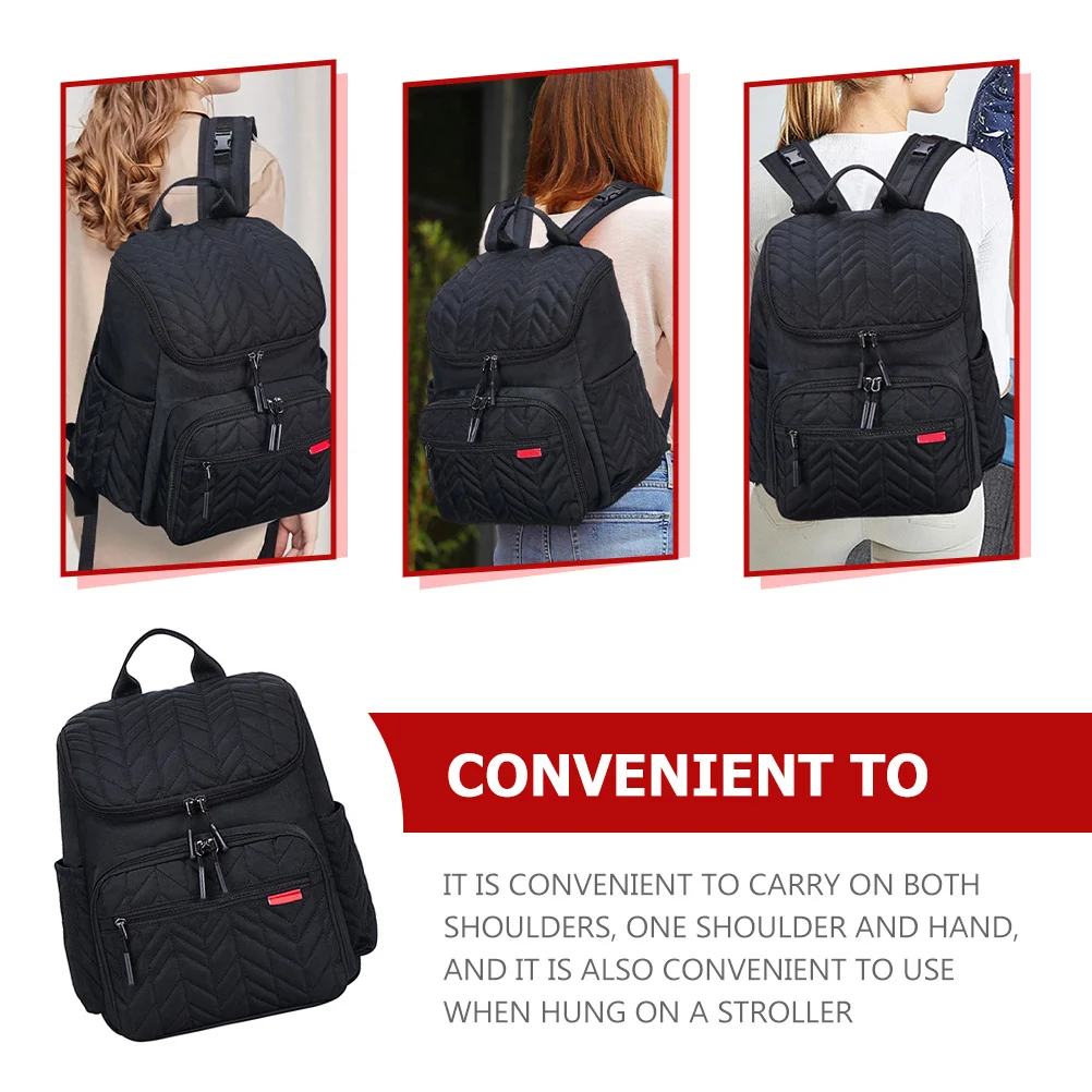 سعة كبيرة حقيبة حفاضات المومياء على ظهره مقاوم للماء حقيبة سفر محمولة للخارجية الأم هدية الطفل المنظم كيس التخزين