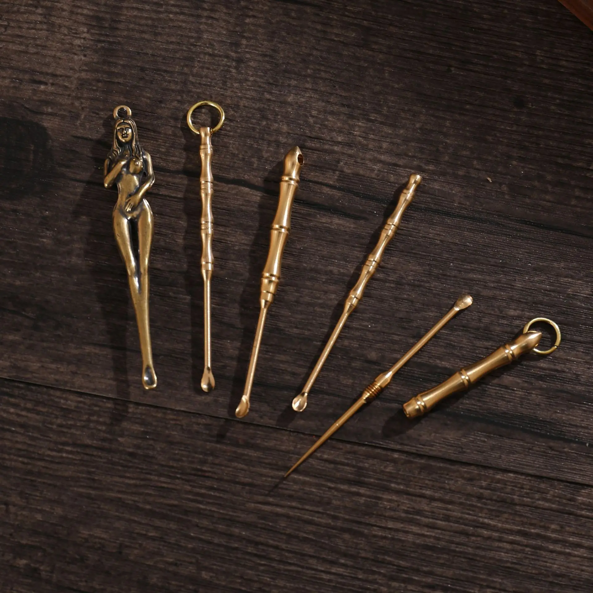 

5pcs Metal Tiny Tobacco Spoon Mini Spoon Shovel for Powder Herb Cool Gadget for Men Smoking Accessories