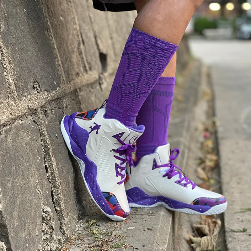 Basketball Socken Professionelle Outdoor Sport Lange Röhre Radfahren Männer Frauen Strümpfe Hohe Handtuch Anti Slip Basketball Socken Pack – Detail 13