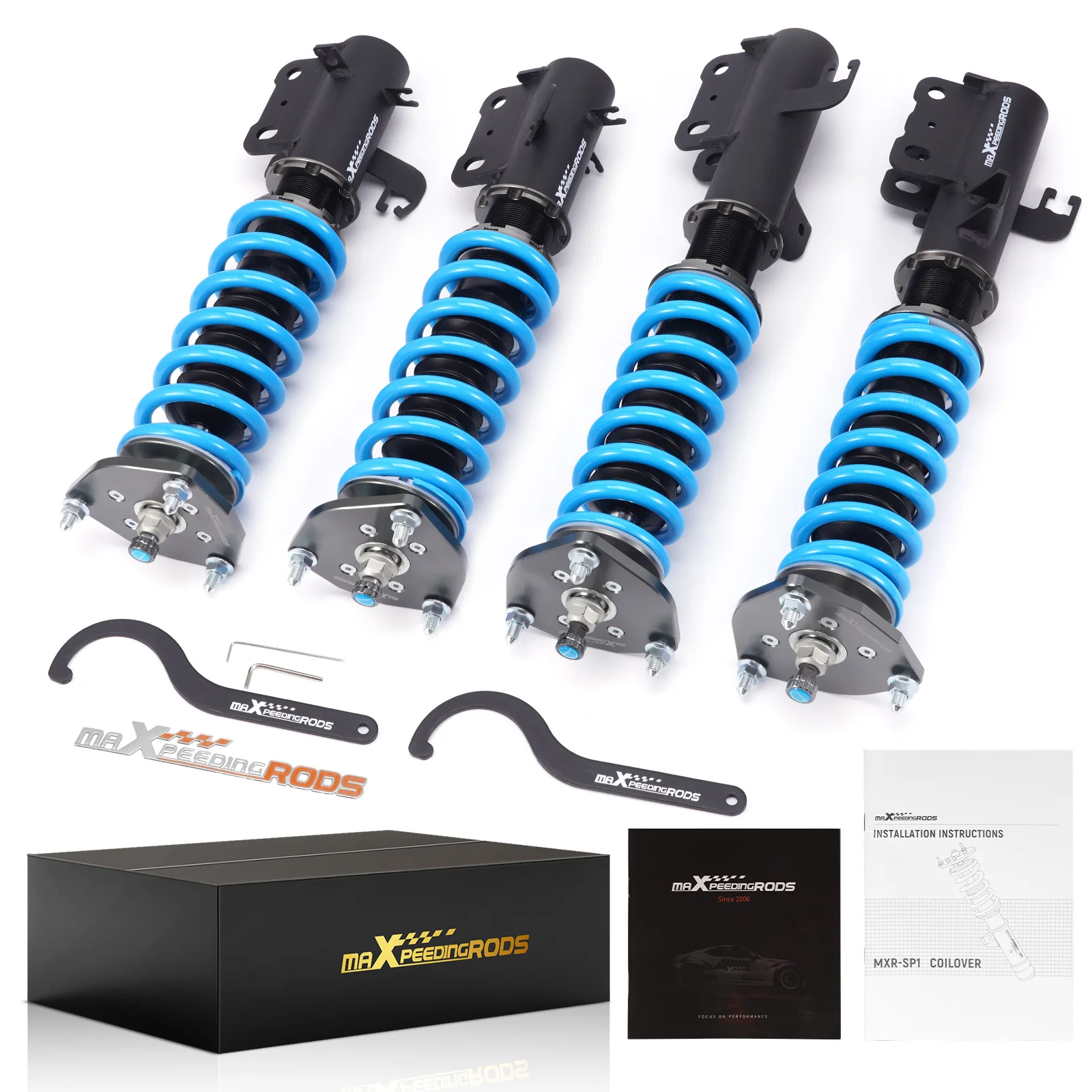 Adjustable Damper Coilover Spring & Shock Assembly For Nissan X-Trail T30 01-07 Coilovers Shock Absorbers Springs Suspension