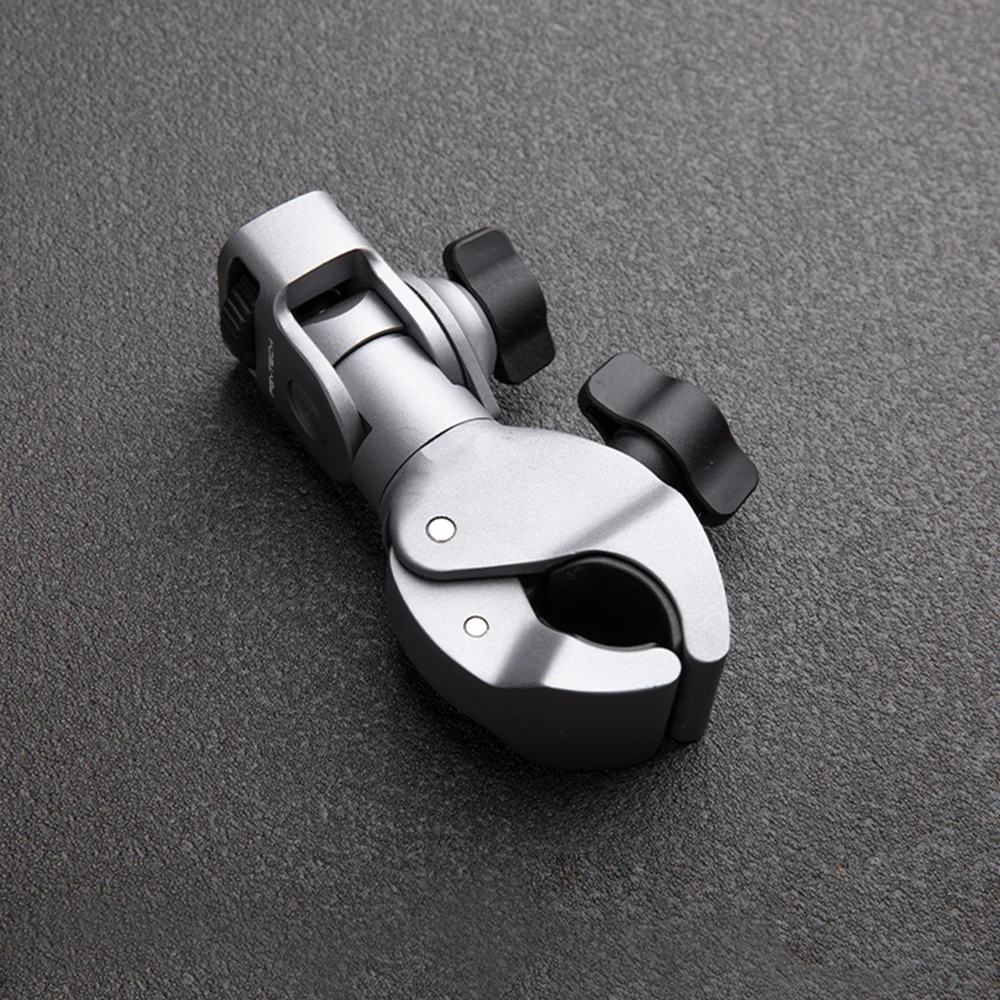 PGYTECH Super Clamp Mount 17mm to 37mm 1/4"screw Adapter For Bicycle/Vehicle Series Cycling Action Camera Smartphones