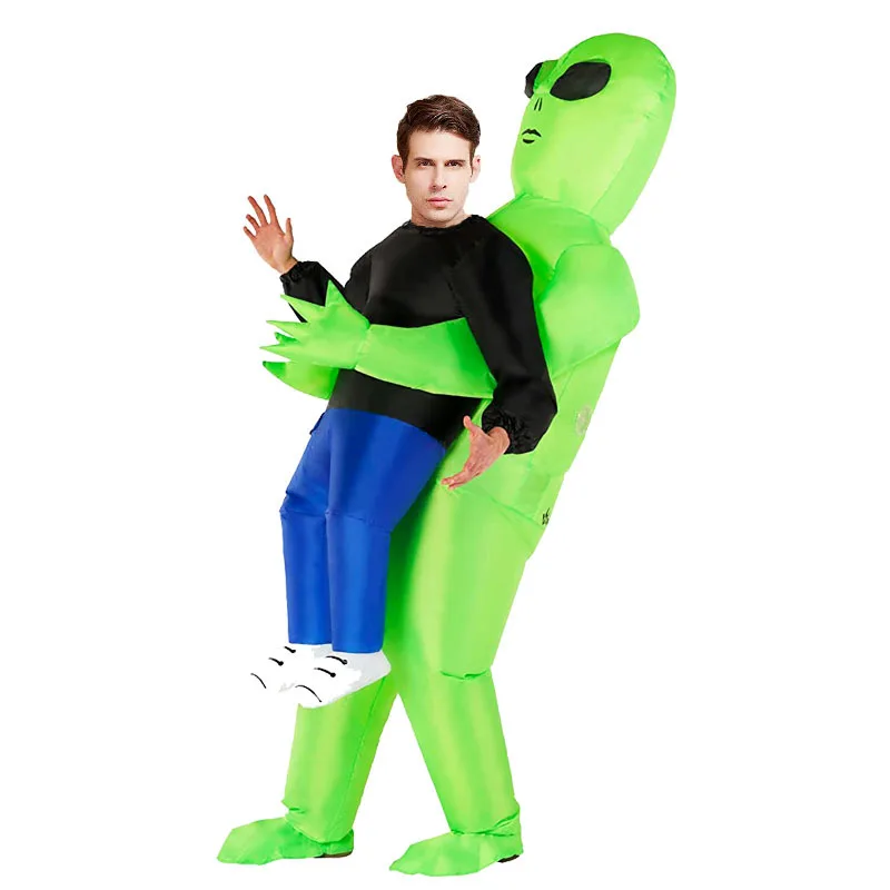

Western IP Green Alien Inflatable Cosplay Costume For Halloween Festival Stage Events Mascot Dress Anime Inspired Clothing