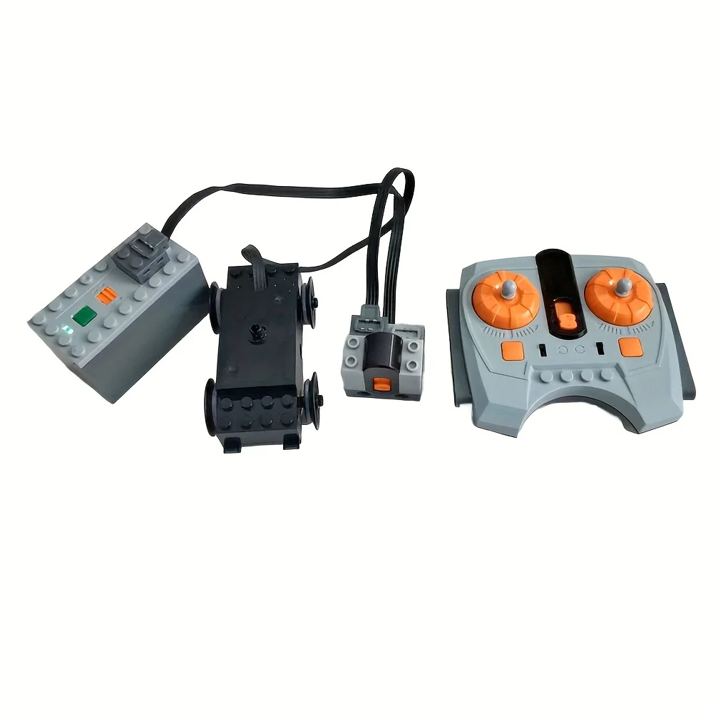 18 ピース究極のテクニック モーター キット - スピード リモート、トレイン、サーボ、XL および L モーター、ビルディング ブロック El を備えた並べ替えおよび積み重ねおもちゃ