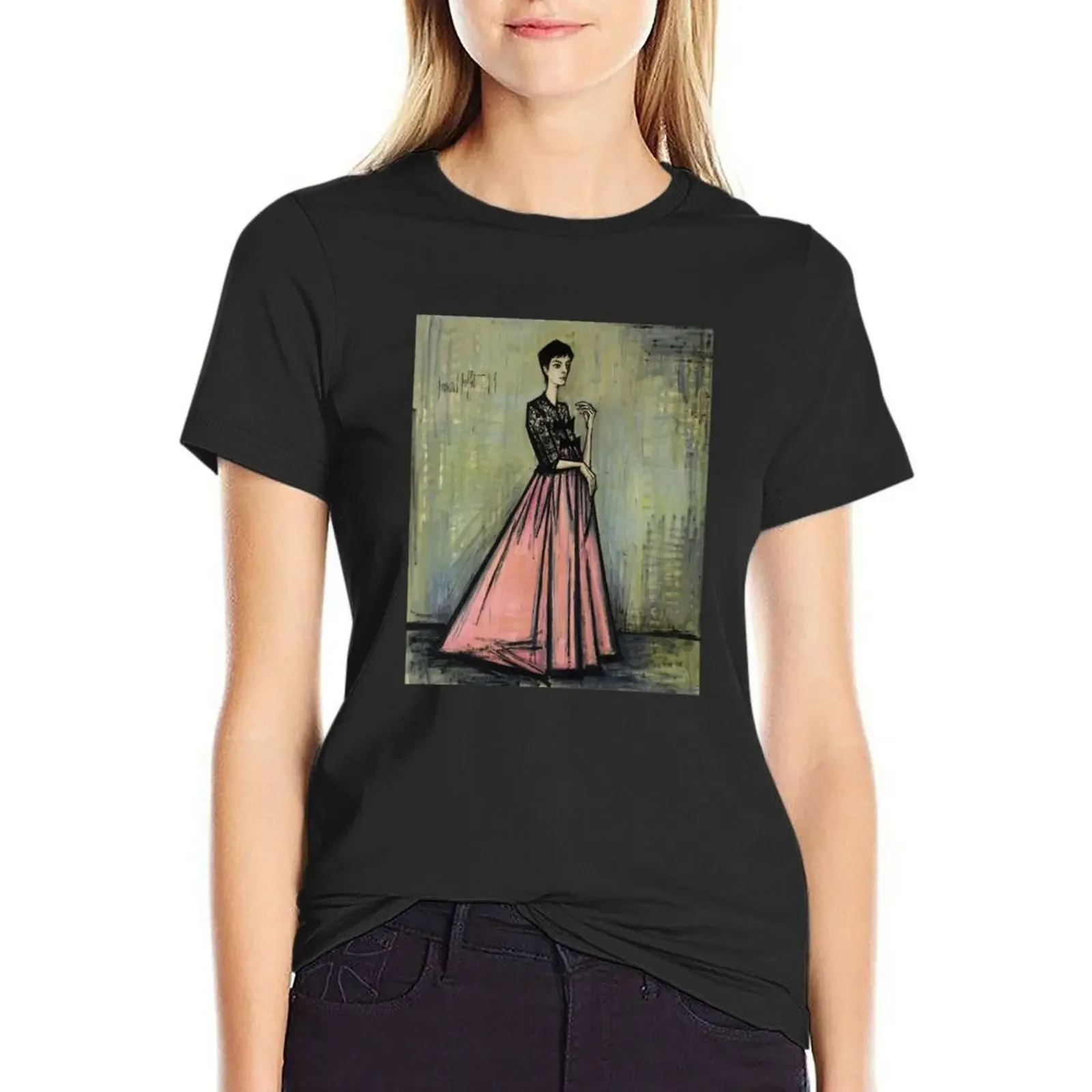

Bernard Pink Dress Of Girl T-Shirt plus sizes sublime sweat funnys Top Women