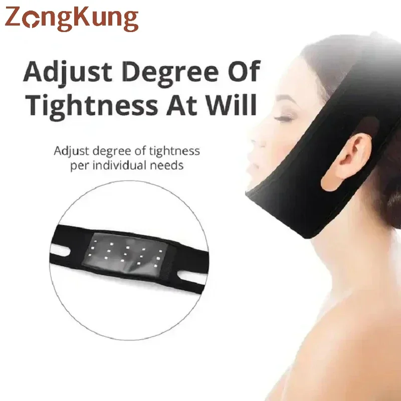 

Red Light Chin Belt Physical Therapy Equipment To Loss Double Chin Fat Red Led Light Therapy Wrap for Chin Lipo Laser Belt