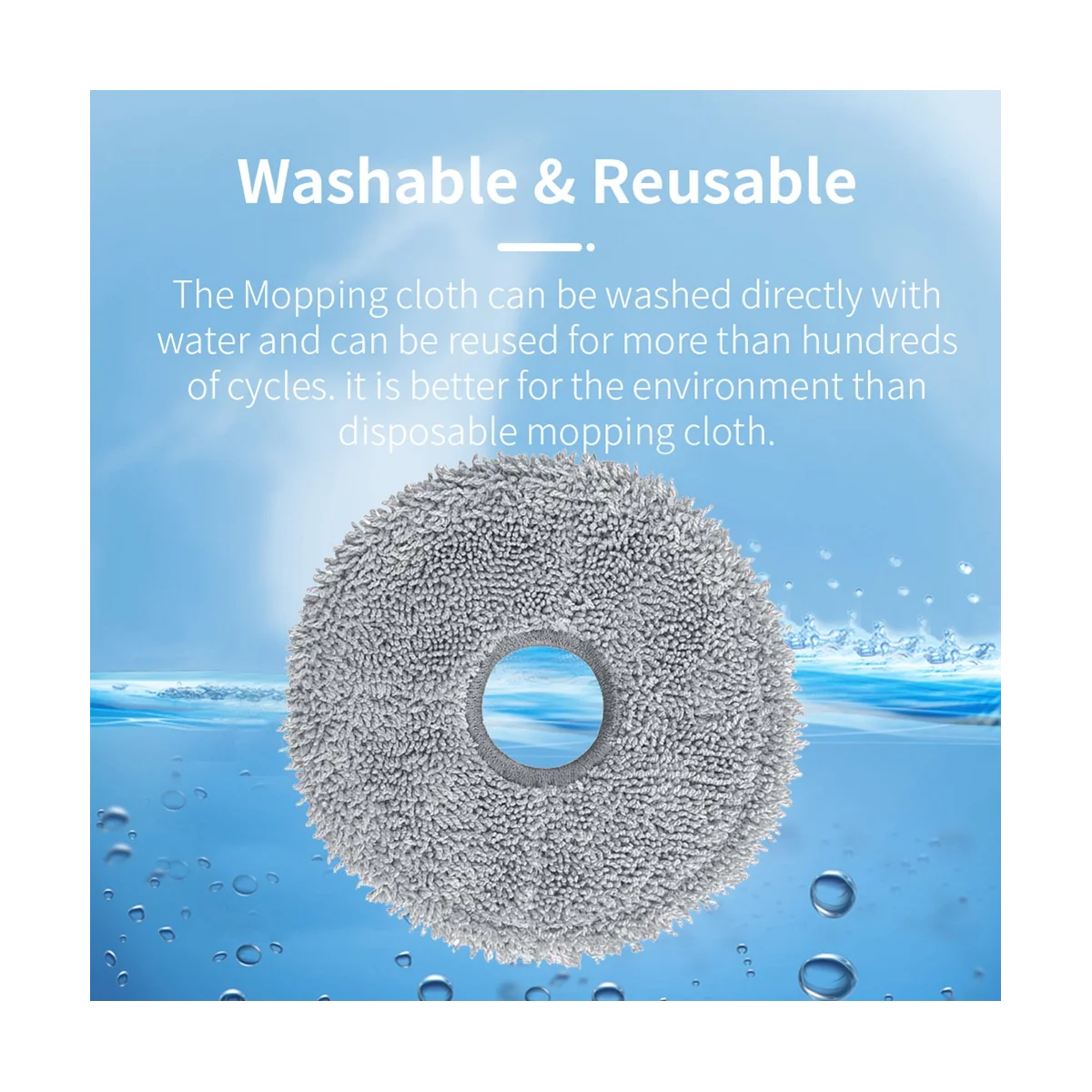 قماش ممسحة قابل للغسل للروبوت المكنسة الكهربائية ، 3S ، B108CN ، 2Pro ، B113CN ، 4 قطعة