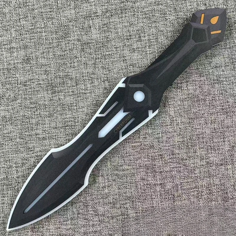 38cm/14.96in acrílico samurai faca jogo periféricos katana modelo adereços cosplay brinquedo luminoso ornamentos colecionáveis namorado presente