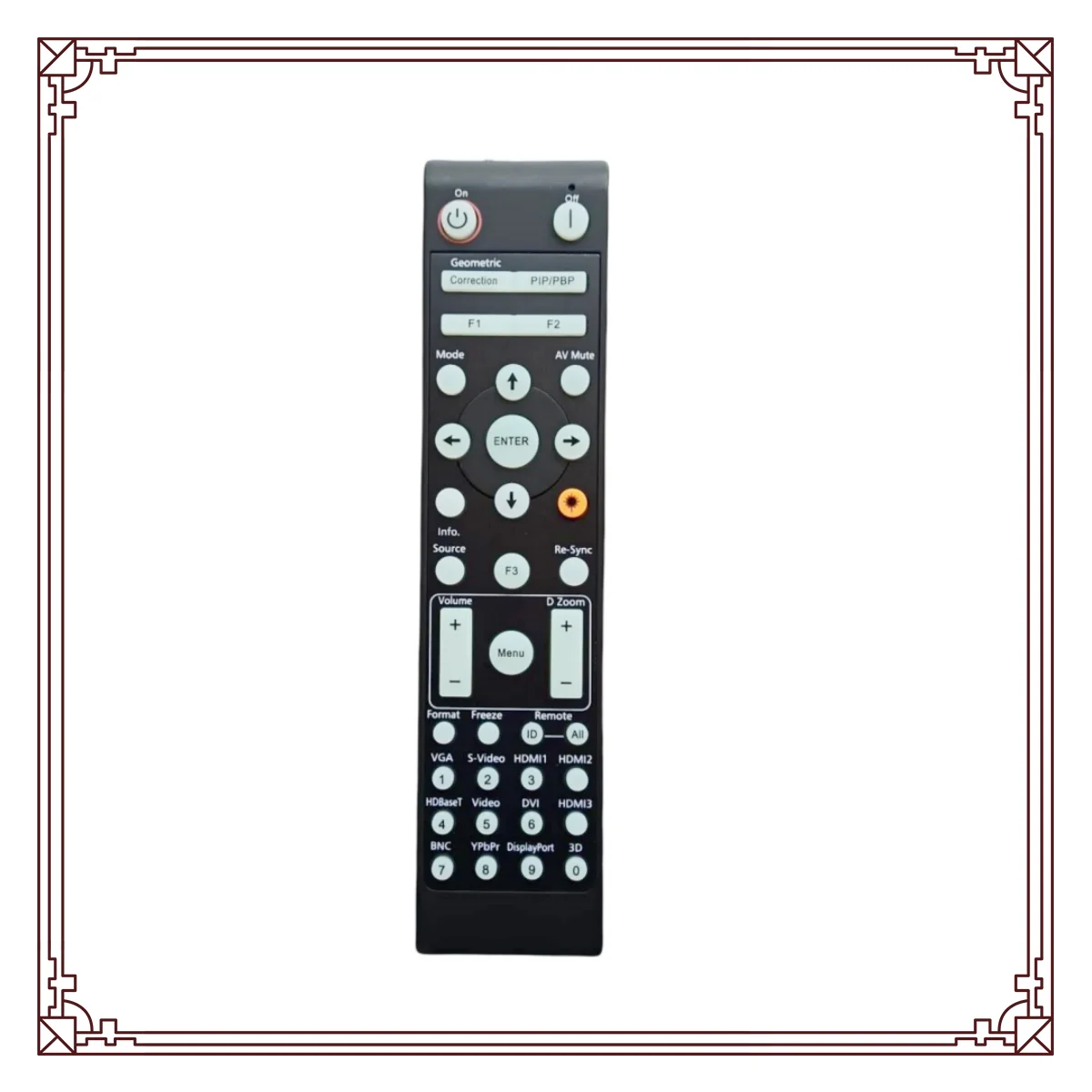 New remote control fit for Optoma Projectors ZH506-W EL500H GT1090HDR ZU720TST ZH406ST ZU606TST-W ZH406 EH500U UHZ65LV ZU720T