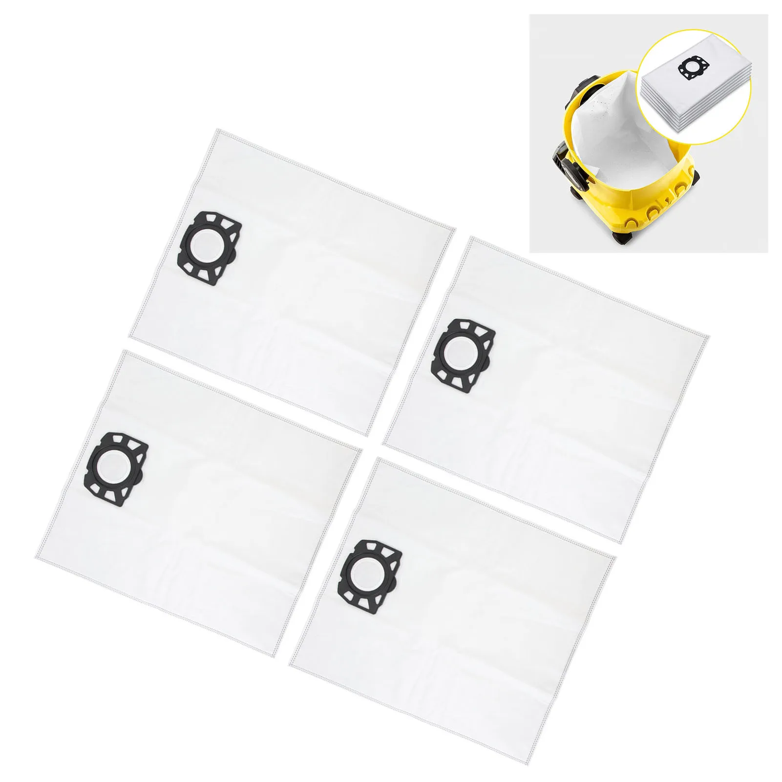 Wet Dry Vacuums Filter Bags Non Woven Fabric Tear Resistance Vacuums Cleaner Filter Bags for WD4 MV4 MV5 MV6 WD4 WD5