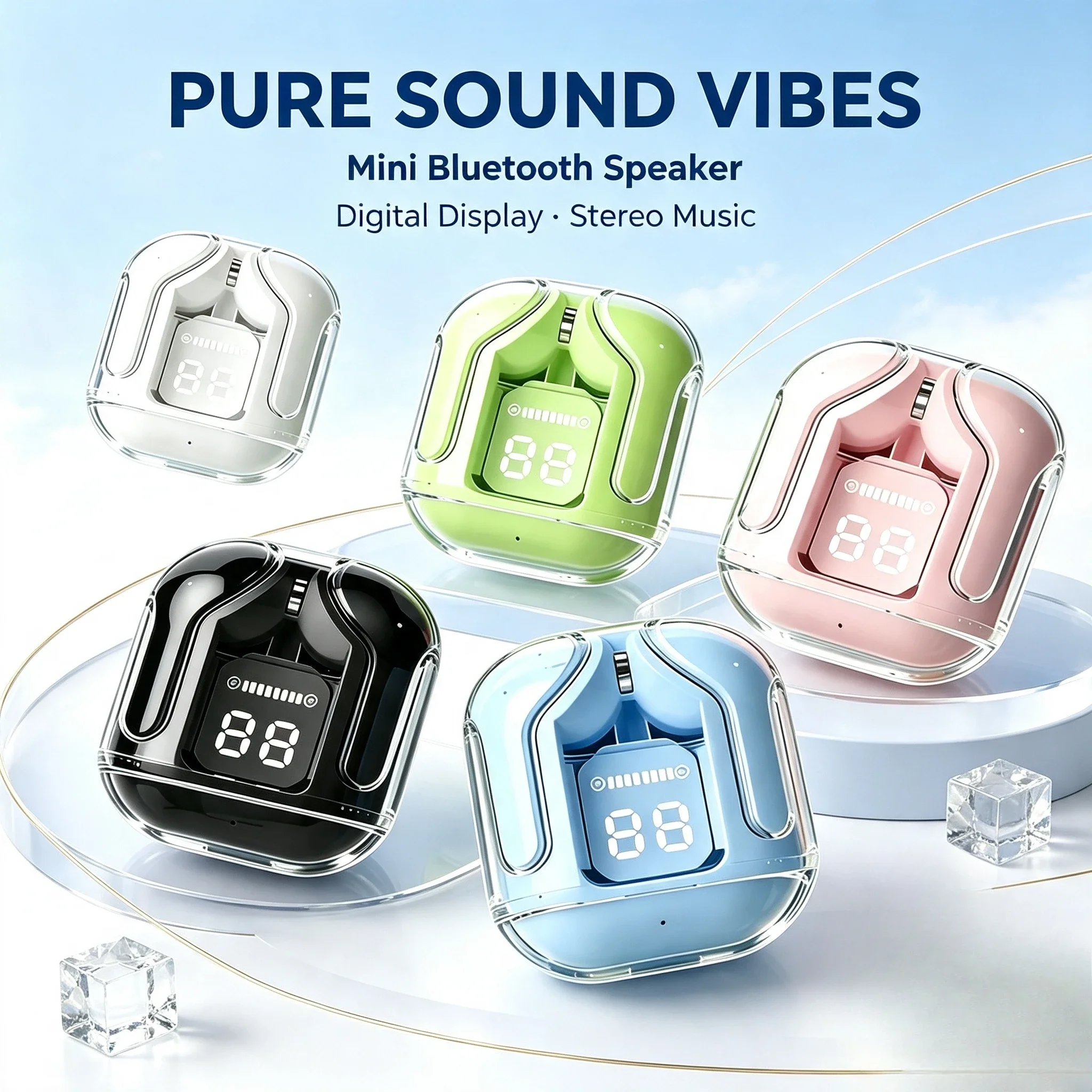 TWS Bluetooth Headset Fone Bluetooth Earbuds Deliver Clear Sound Capture Full Sound Range Simple Controls for Switching Tracks